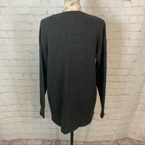Women's Loft Crew Neck Grey Sweater size MP Wool Blend - Picture 6 of 8